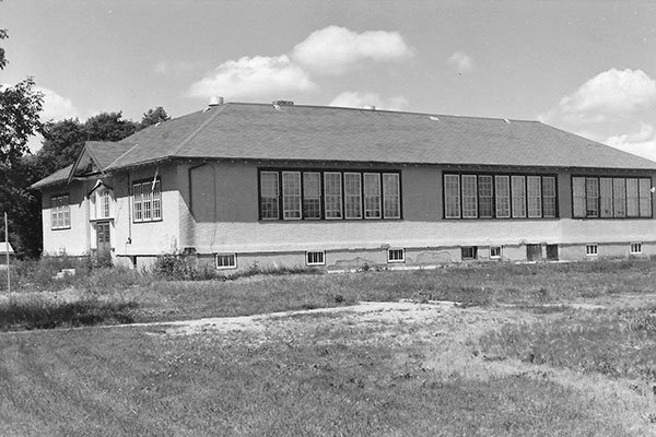 The third Oak River School, built in 1929