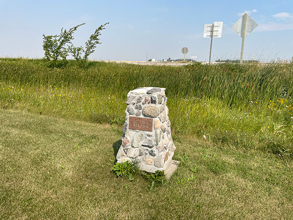 Allard family commemorative cairn