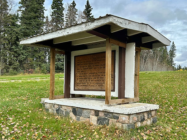 Paint Lake monument