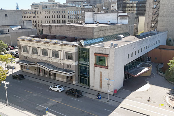 Aerial view of the Playhouse Theatre