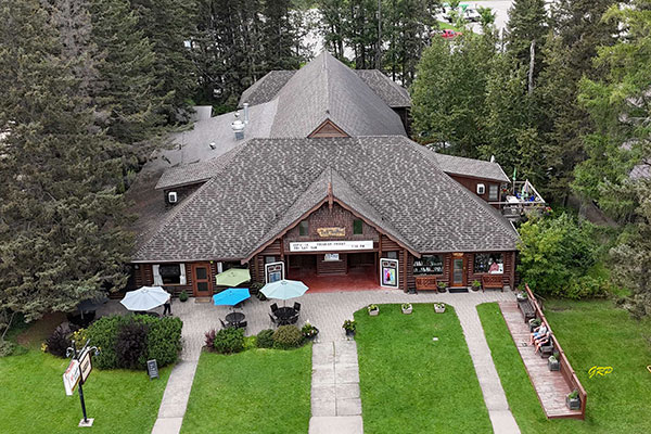 Aerial view of the Park Theatre