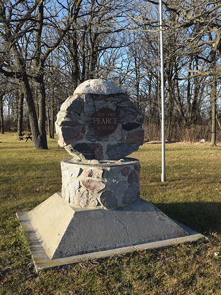 Pearce School commemorative monument