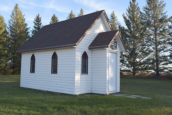 Small replica of the original Pearce St. Andrew’s United Church