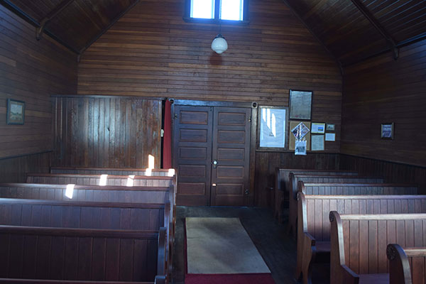 Interior of St. Luke’s Pembina Crossing Anglican Church