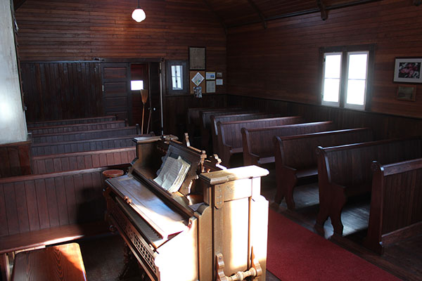 Interior of St. Luke’s Pembina Crossing Anglican Church