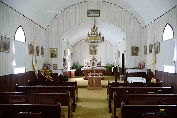 Interior of Holy Ascension Ukrainian Catholic Church