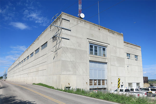 Powerhouse of the Pine Falls Generating Station