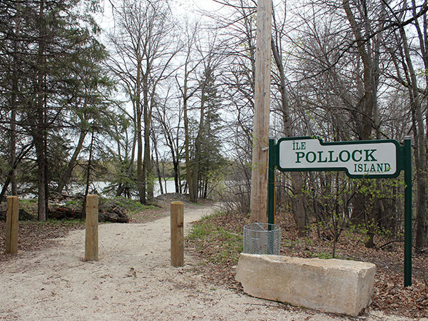 Pollock Island entrance