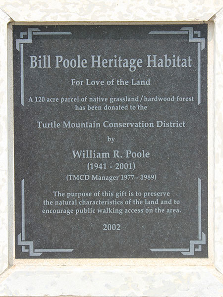 Plaque on Poole Conservation Monument