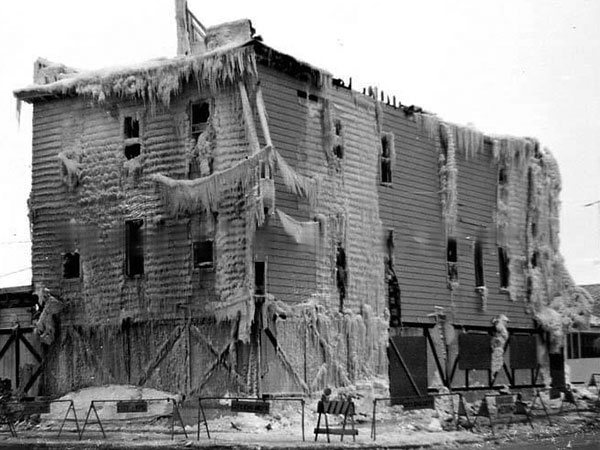 Princess Hotel after fire