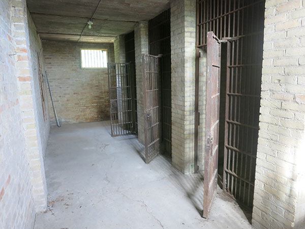 Four cells inside the jailhouse