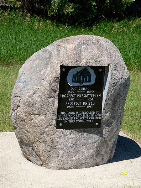 Prospect United Church commemorative monument