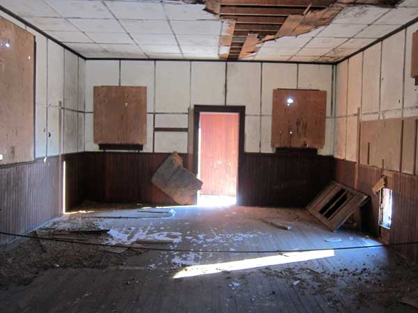 Interior of the former Prosser School building