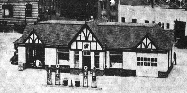 Red Indian Service Station at the corner of Portage and Main