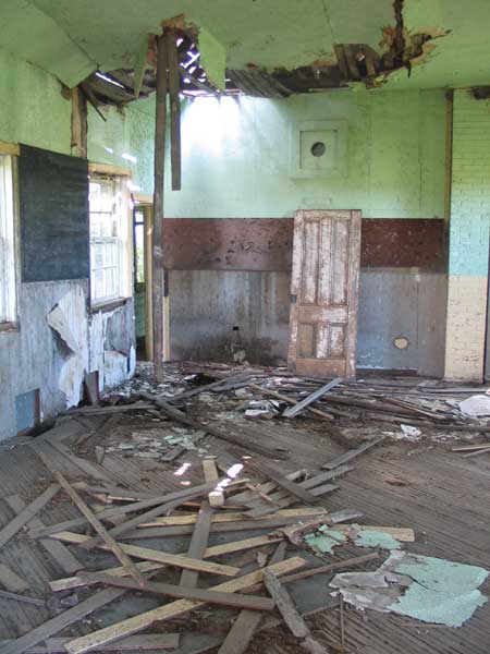Interior of the former Richview School building