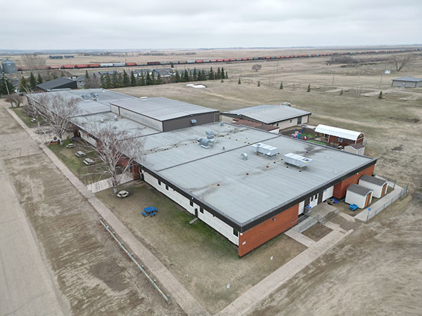 Aerial view of Rivers Collegiate