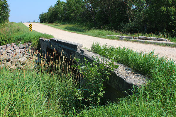 Concrete beam bridge no. 318