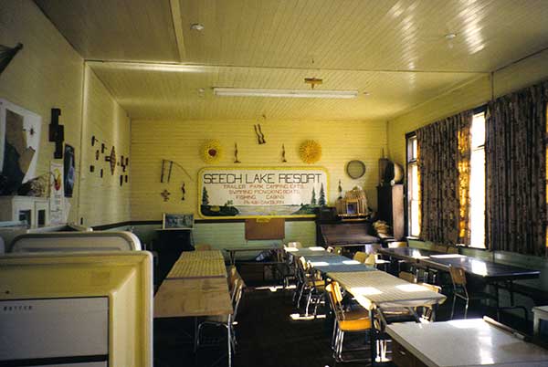 Interior of the former Rogers School building