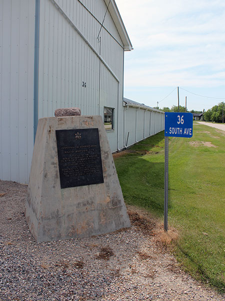 Roland centennial monument