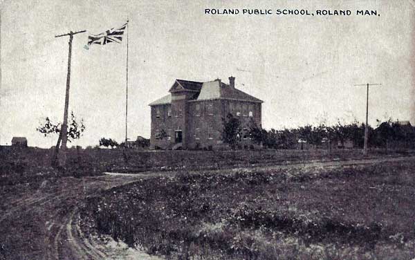 Postcard view of the Roland School