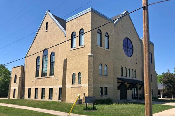 The former Roland United Church building