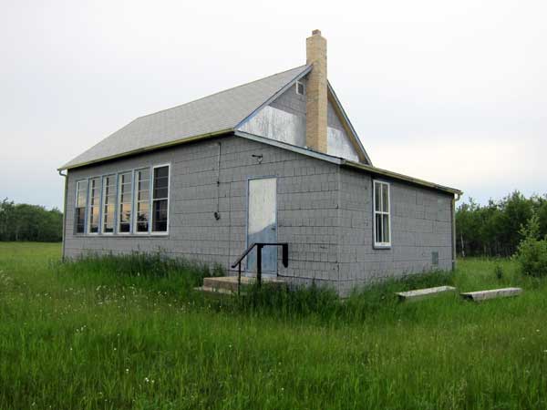 The former Rondeau School building
