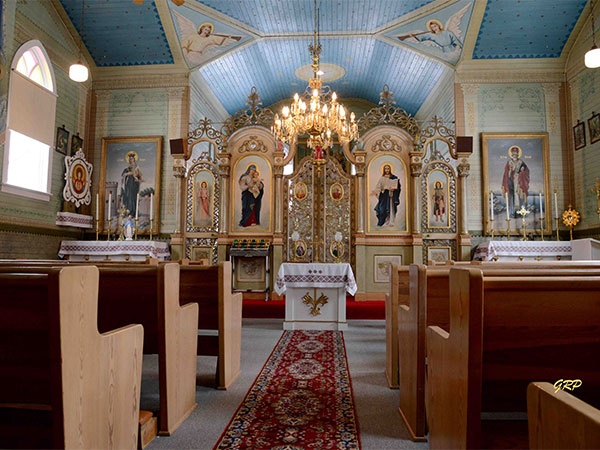 Interior of Holy Eucharist Ukrainian Catholic Church