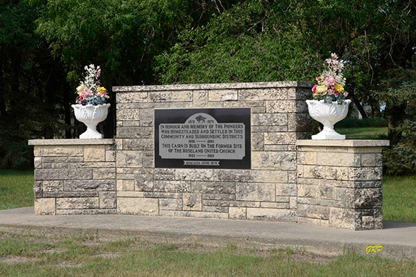 Roseland United Church commemorative monument