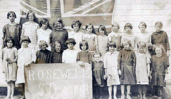 Students at Rosewell School