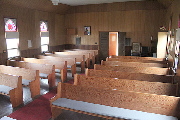 Interior of Rossendale United Church