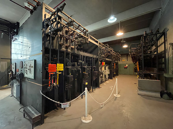 Equipment inside the Rover Avenue Electric Terminal
