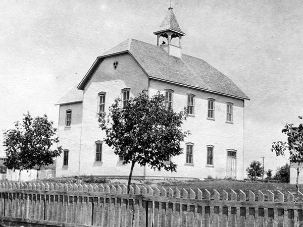 The original Russell School building