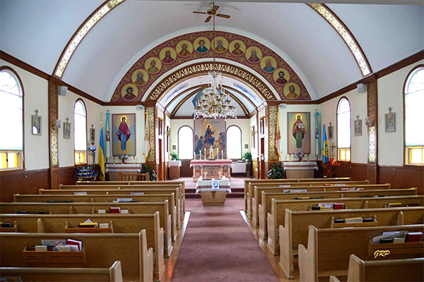 Interior of Church of the Sacred Heart of Jesus