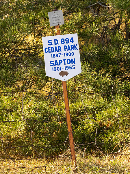 Sapton School commemorative signs