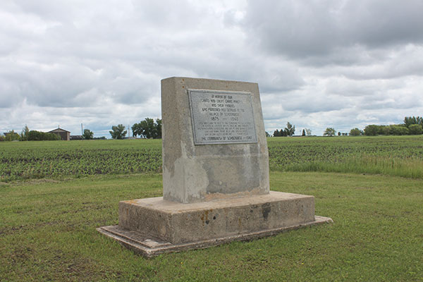 Schoenwiese Pioneers Monument