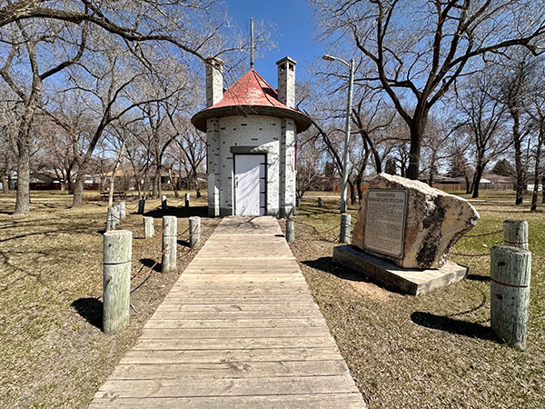 “Witch’s Hut” and Transcona Sewage Lift Station Plaque