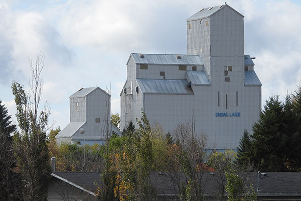 Former UGG grain elevator at Shoal Lake