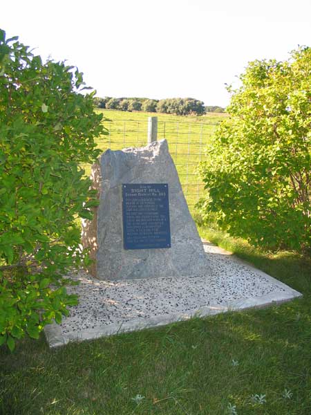 Sight Hill School commemorative monument