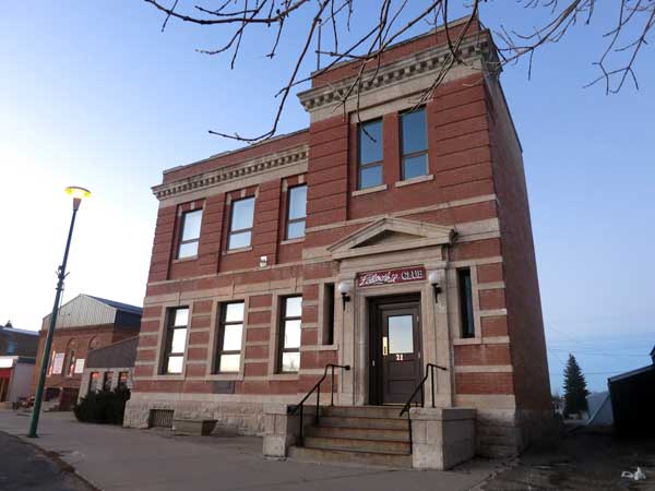 Former Dominion Post Office Building at Souris