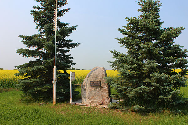 South Antler School commemorative monument