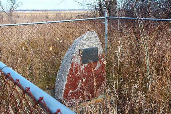 Springbank School commemorative monument