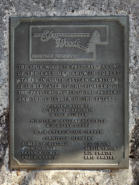 Spur Woods Heritage Reserve Monument