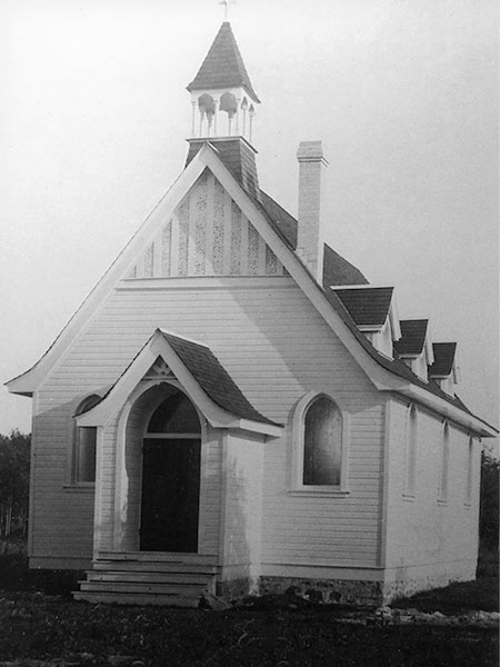 The original St. Alban’s Anglican Church building
