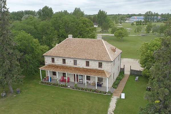 Aerial view of St. Andrew’s Rectory