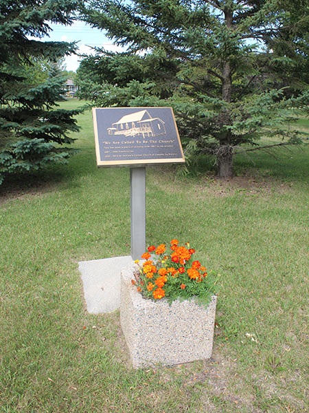 St. Andrew’s United Church commemorative plaque