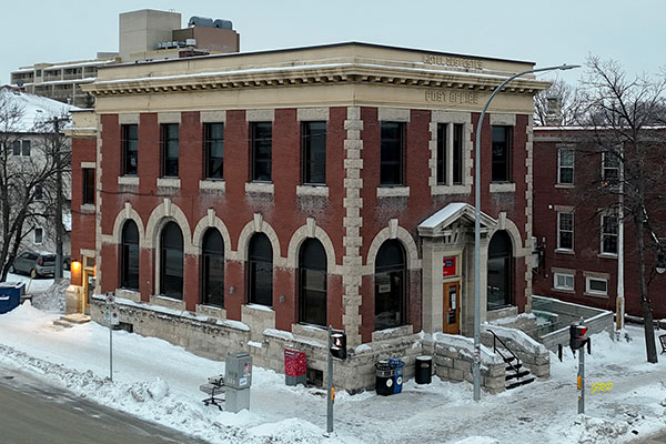 The Dominion Post Office building in St. Boniface