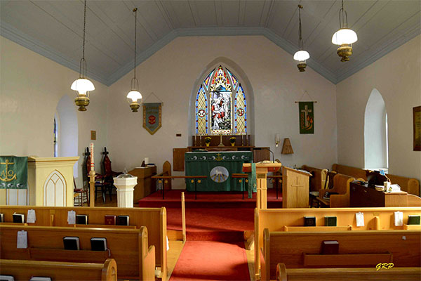Interior of St. Clement’s Anglican Church