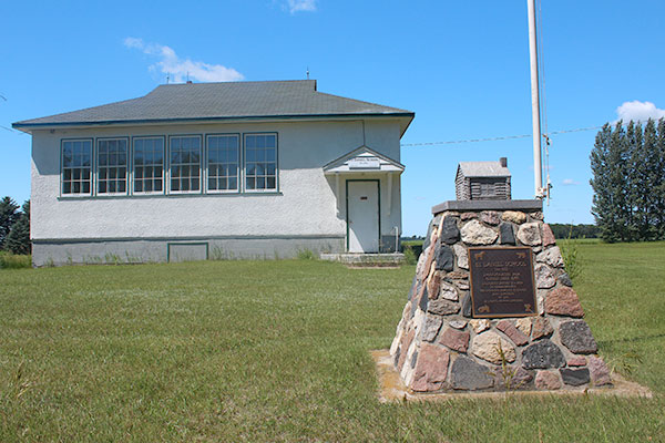 St. Daniel School commemorative monument