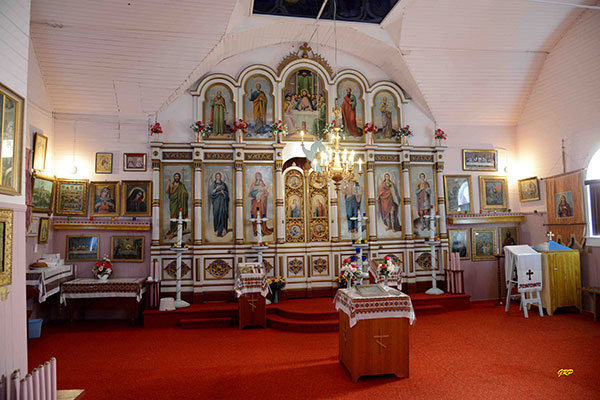 Interior of St. Demetrius Ukrainian Orthodox Church