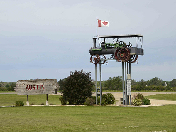 Austin Steam Tractor Monument